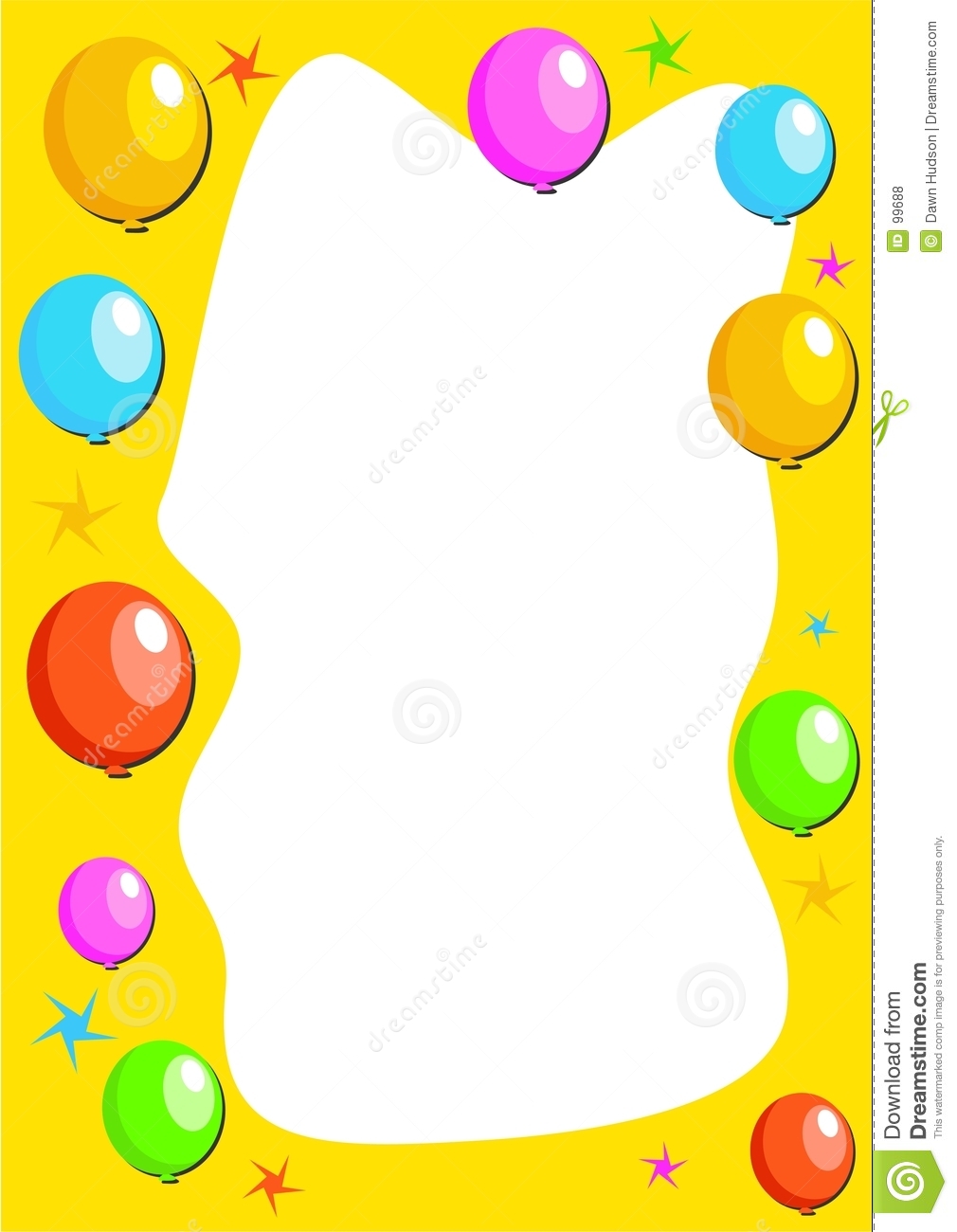 Birthday Party Clip Art Borders   Clipart Panda   Free Clipart Images