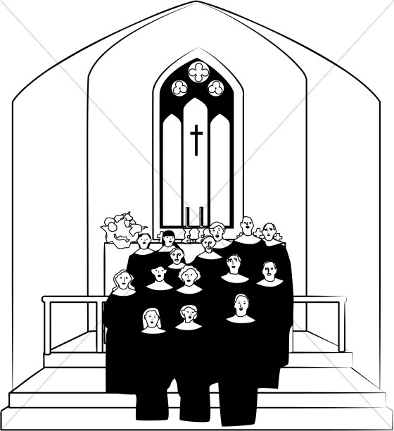 Church Choir Clipart Church Choir Graphic Church Choir Image