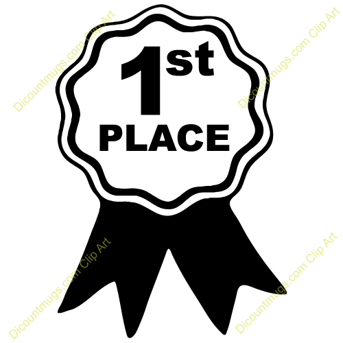 Clipart 12408 First Place   First Place Mugs T Shirts Picture Mouse    