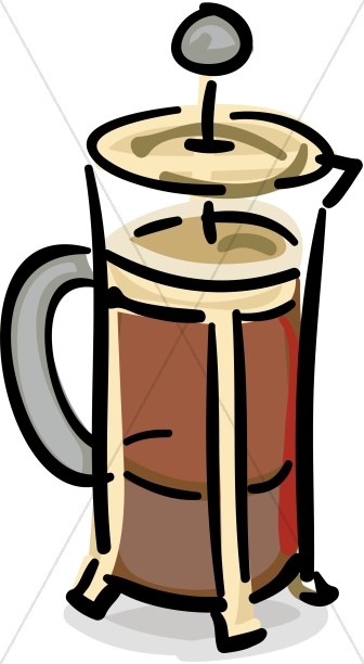 Striped Coffee Mug Clipart   Coffee Hour Clipart