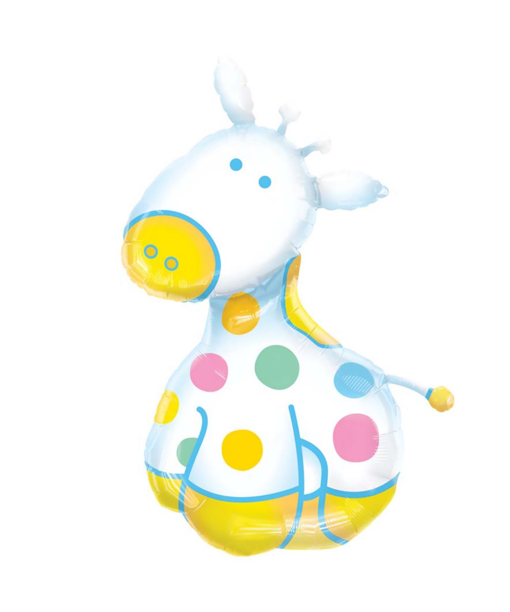 Pink Giraffe Baby Shower Baby Shower Giraffe Jumbo Foil Balloon Jpg