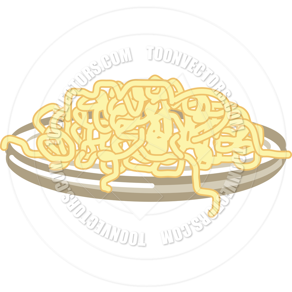 Cartoon Spaghetti Vector Illustration By Clip Art Guy   Toon Vectors