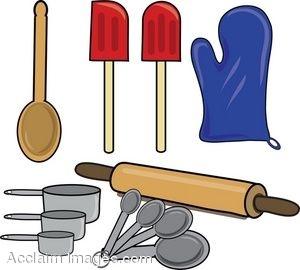 Clip Art Of Items Used For Baking