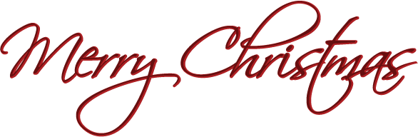 Free Merry Christmas Clip Art Merry Christmas Script Red Png
