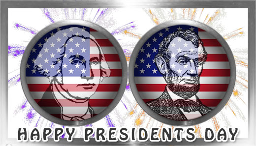 Happy Presidents Day With George Washington Abraham Lincoln And