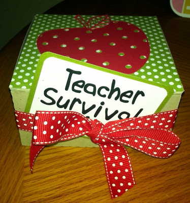 Stamp Crazy Lady  Teacher Survival Kit Class