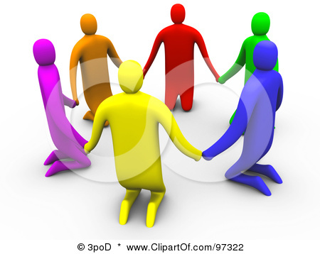 97322 Royalty Free Rf Clipart Illustration Of 3d Colorful People
