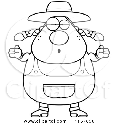 Farmers Wife Coloring Pages Farmer And Wife Colouring