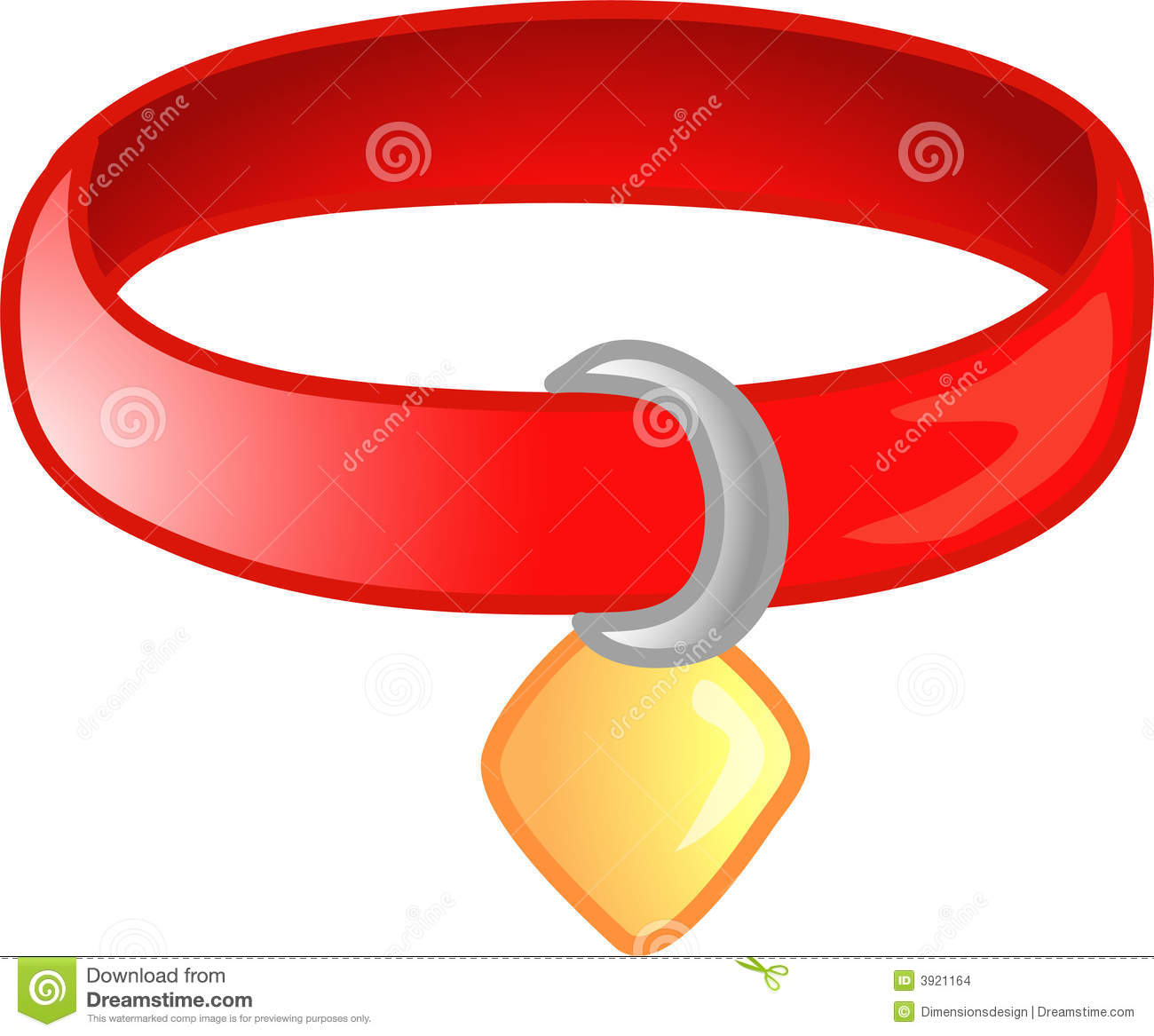 Red Pet Collar Icon Or Symbol Stock Images   Image  3921164