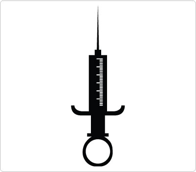 Art Of Black White Medicine Syringe Free Cliparts That You Can