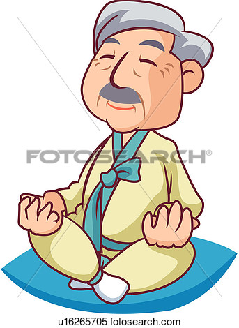 Clipart Of Retirement Togetherness Family Men Old People U16265705