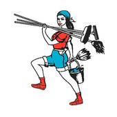 House Cleaning  House Cleaning Lady Clip Art