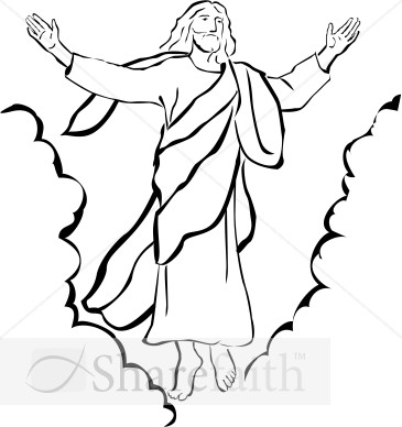 Ascension Of Our Lord Christian Clipart   Ascension Day Clipart