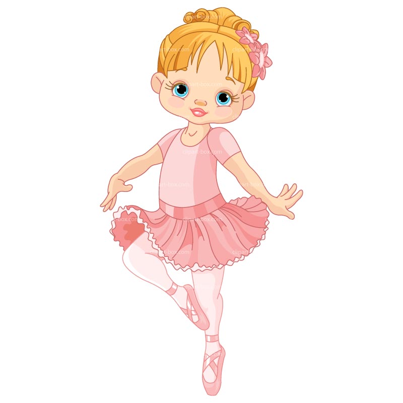 Clipart Little Ballerina   Royalty Free Vector Design