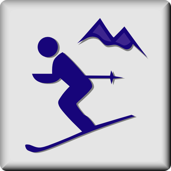 Hotel Icon Ski Area Clip Art At Clker Com   Vector Clip Art Online