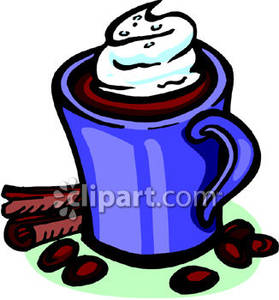 Drinking Hot Chocolate Clipart