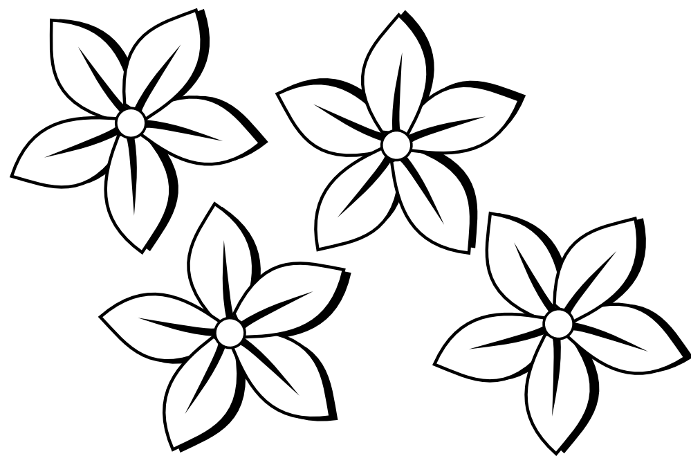 Flowers Clipart Black And White   Clipart Panda   Free Clipart Images