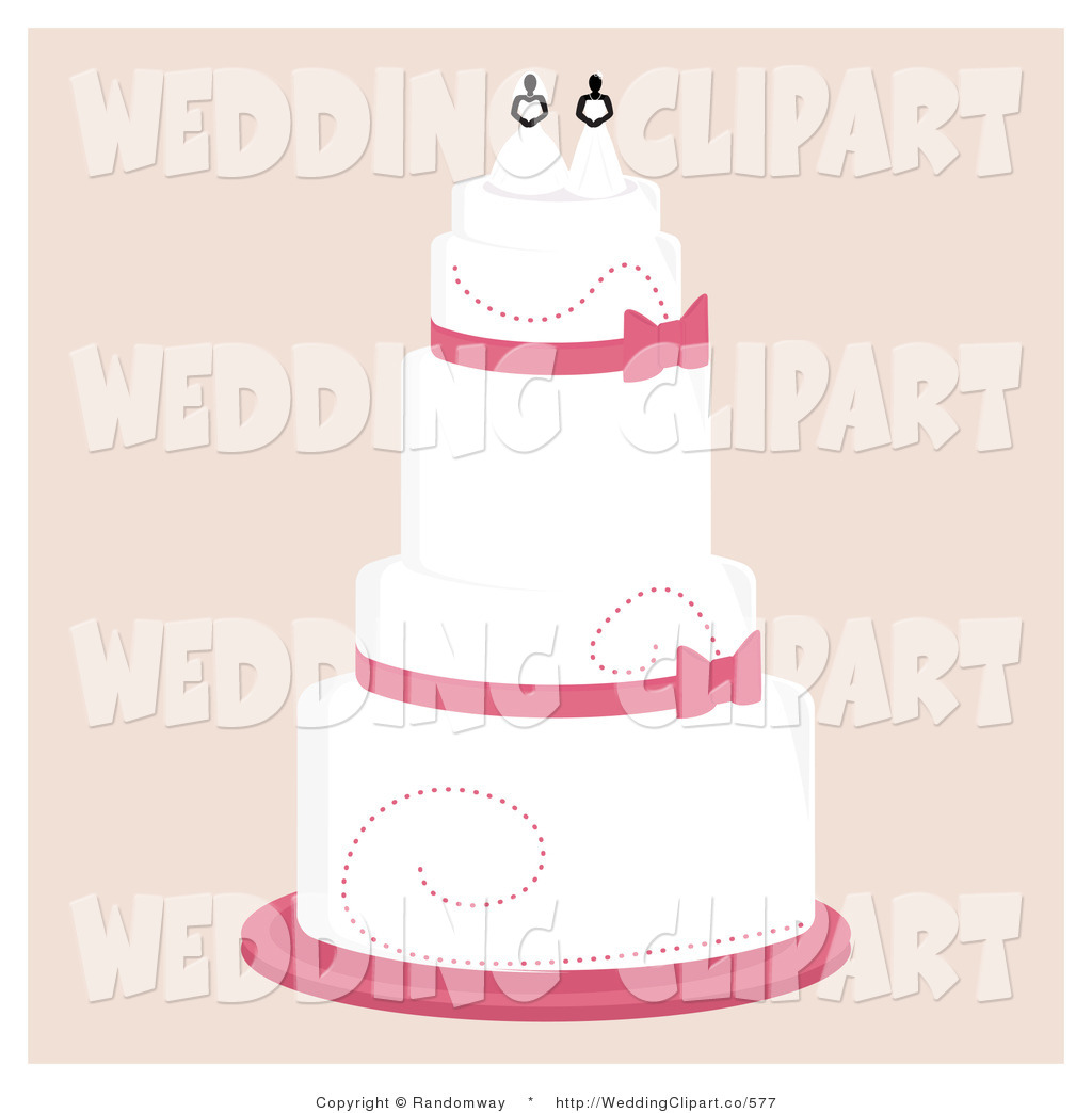 Layered Cake With A Lesbian Topper Wedding Layered White And Red Cake