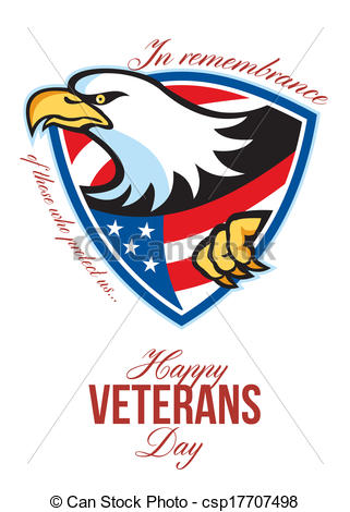 Of Happy Veterans Day American Eagle Greeting Card   Greeting    