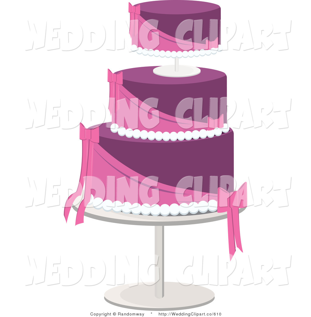 Wedding Layered Pink And Purple Cake March 14th 2012 Wedding Layered