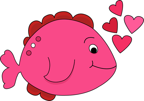 Cute Valentine S Day Fish Clip Art   Cute Valentine S Day Fish Image