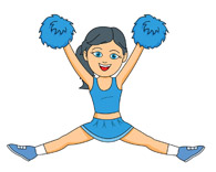Free Cheerleading Clipart   Clip Art Pictures   Graphics