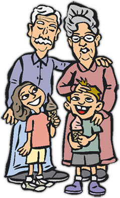 Free Grandparents Day Clipart   Graphics