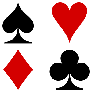 The Four French Playing Cards Suits Used Primarily In The English