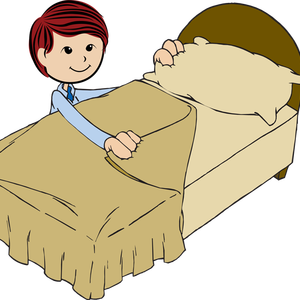 Boy Make Bed Clipart Clip Art Of A Boy Making His