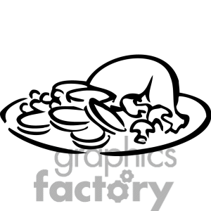 Dinner Clipart Black And White   Clipart Panda   Free Clipart Images