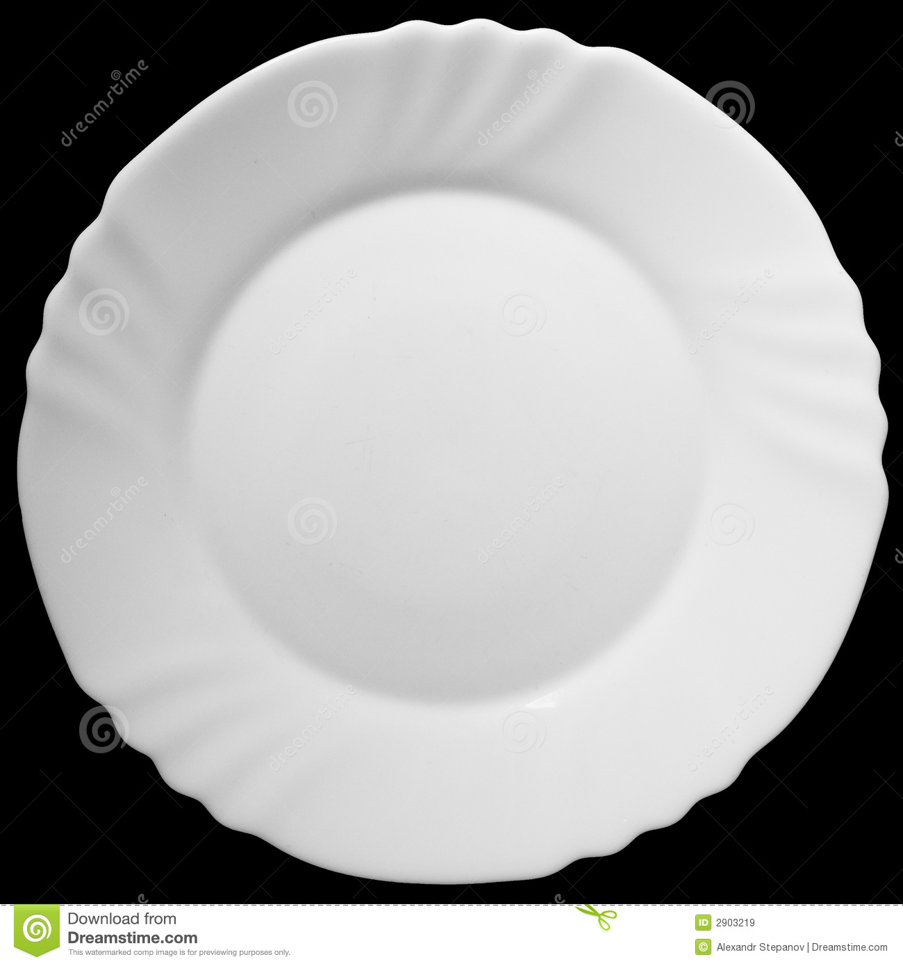 Plate Clipart Black And White The White Plate On A Black