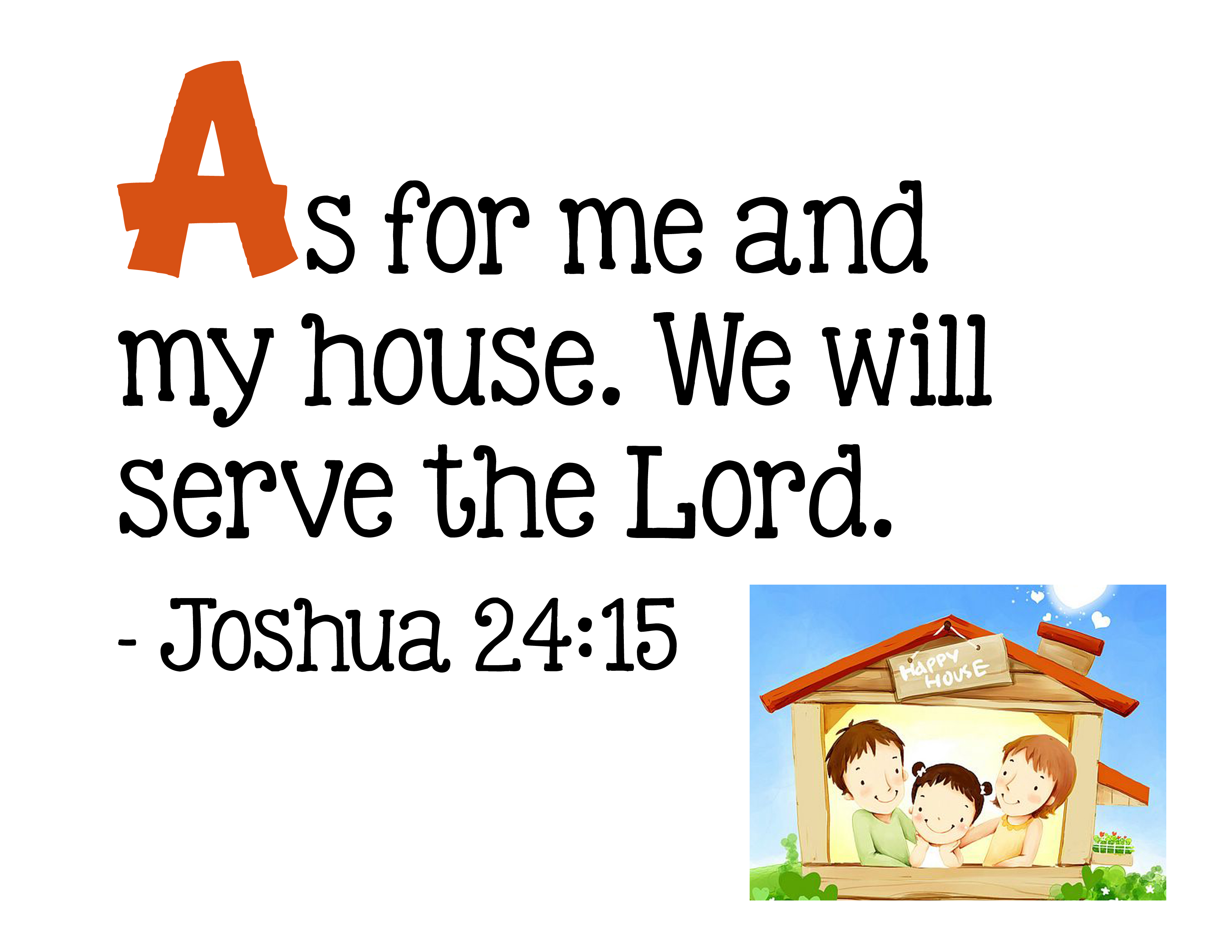     My House We Will Serve The Lord  Joshua 24 15   Intentionalmomblog