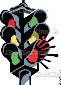 Road Traffic Light Red Green And Yellow Signal Free Vector Clipart