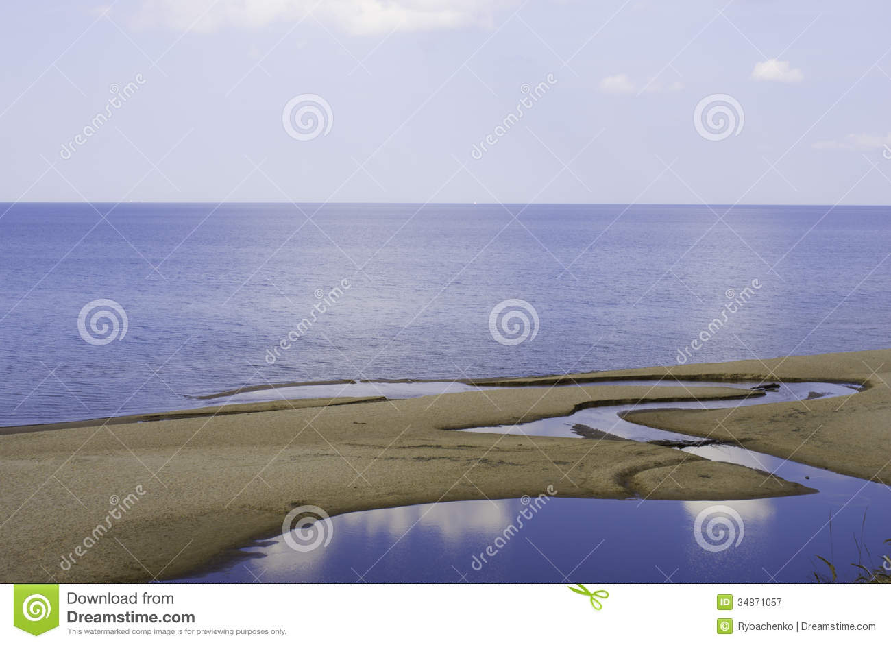 Sky Sea And Land Royalty Free Stock Photography   Image  34871057