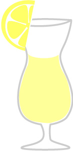 Drinking Lemonade Clipart