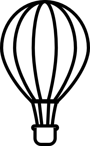 Hot Air Balloon Drawing Template   Clipart Panda   Free Clipart Images