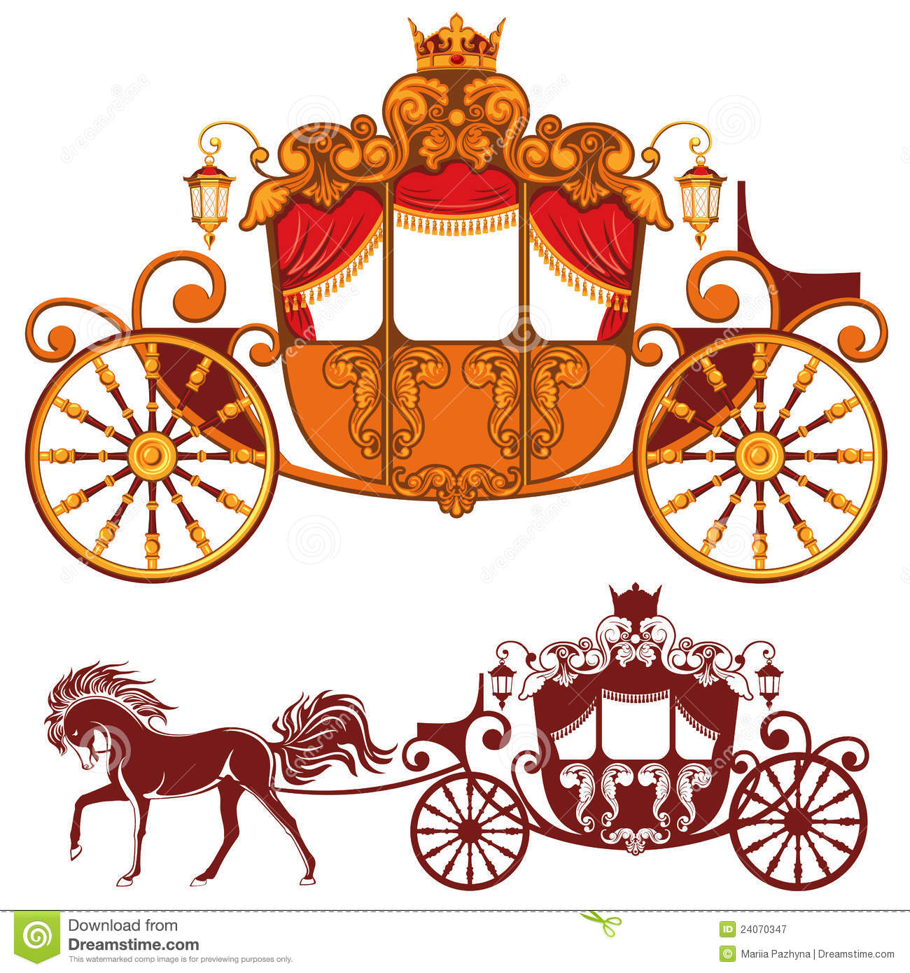Royal Carriage Royalty Free Stock Photography   Image  24070347