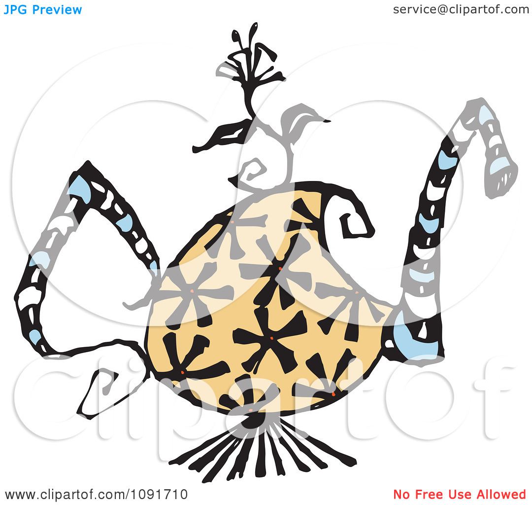 Teapot With Flowers Clipart   Cliparthut   Free Clipart