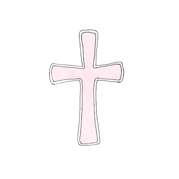 Showing Gallery For Pink Baptism Cross Clip Art