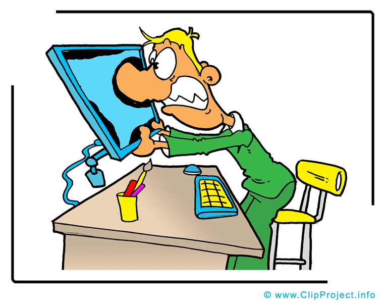 Clip Art Title  Funny Office Manager Clipart Image   Business Clipart