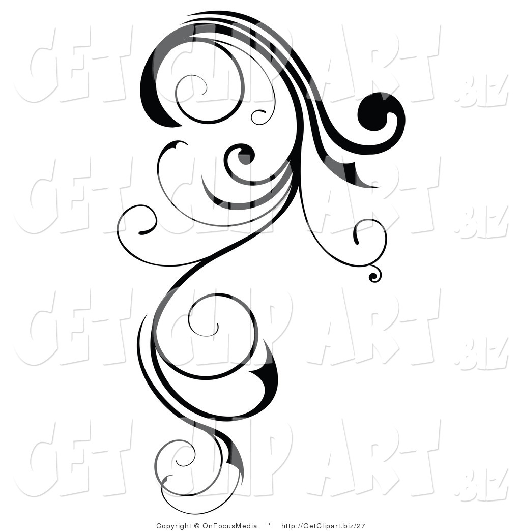 Simple Swirl Design Clip Art Design Clip Art