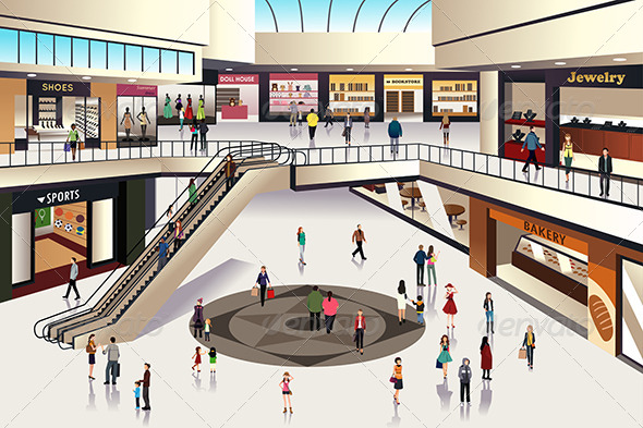 Graphicriver Shopping Mall 7809543