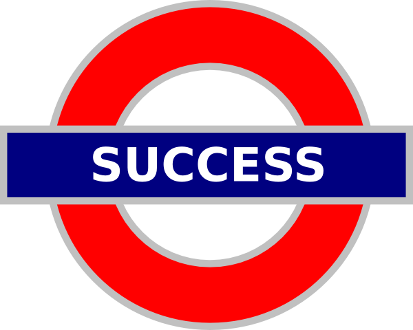 Success Clipart London Tube Sign Success Hi Png