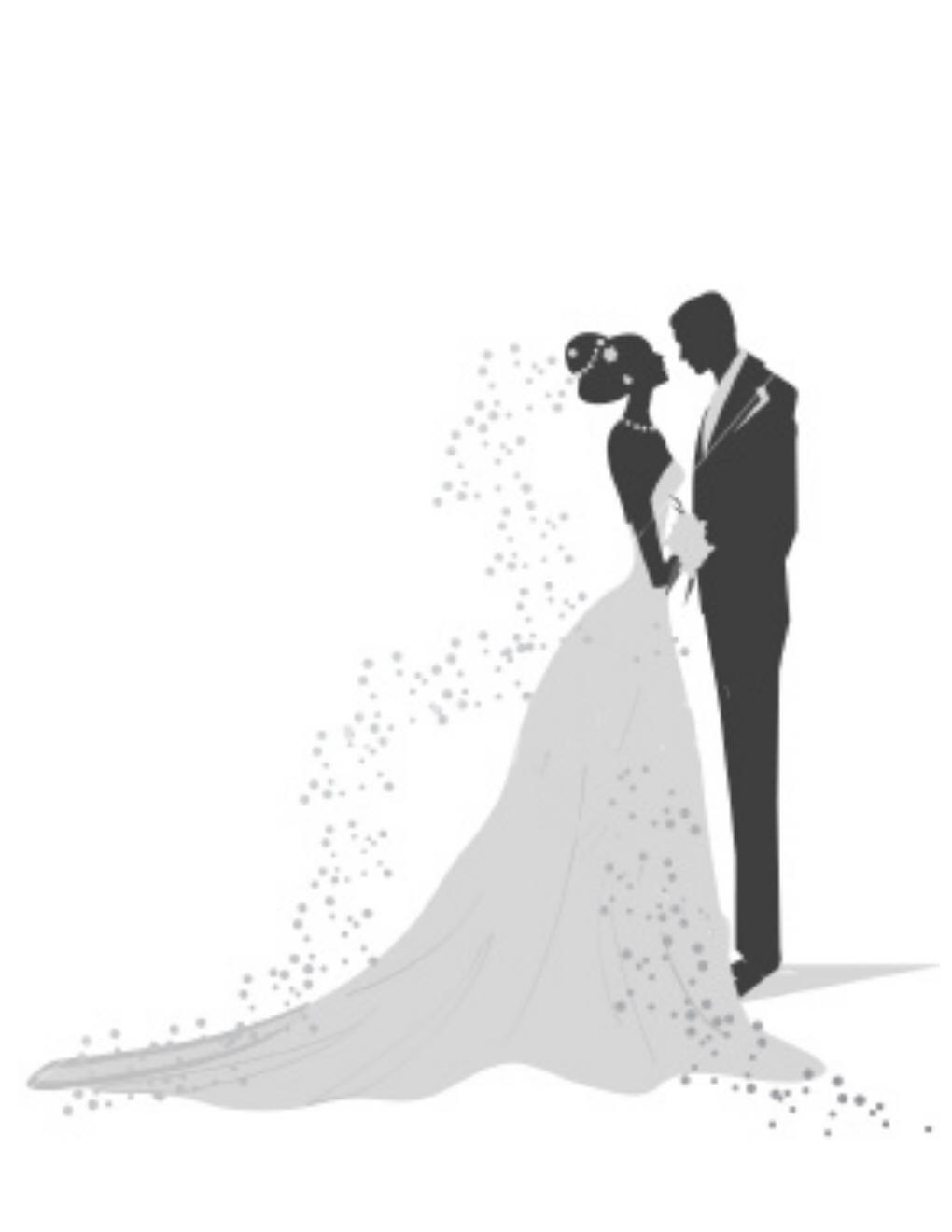 Bride And Groom Silhouette 2