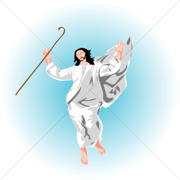 Jesus The Good Shepherd Clipart   Ascension Day Clipart