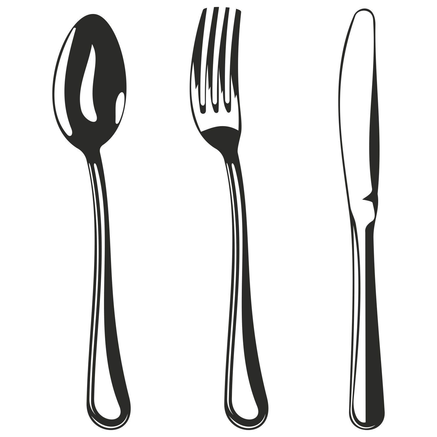 Vector For Free Use  Spoon Fork And Knife
