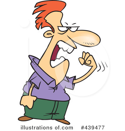 Angry Clipart  439477   Illustration By Ron Leishman