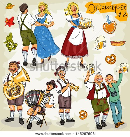 Free Stock Photos And Images  Oktoberfest   Hand Drawn Clip Art