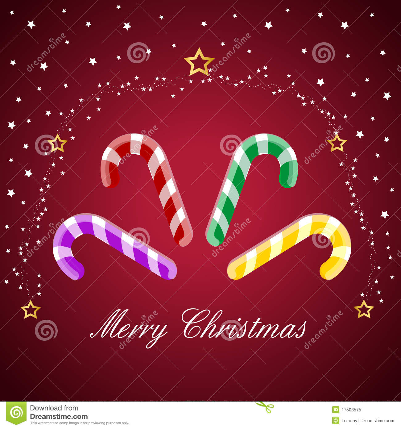 Merry Christmas Candy Cane Royalty Free Stock Photo   Image  17508575