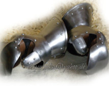 Milan Style Gauntlets Medieval Arm Or Sca Reenactment Costumes